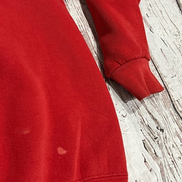 Vintage 1990s Mickey Mouse Disney Land Red Cartoon Graphic 90s Sweatshirt - Picture 3 of 9